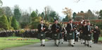Leading the Parade away from the annual Remembrance Day Parade in 2009