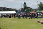 Entering the field for the opening ceremony of the 2012 Helensburgh Highland Games.