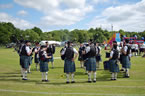 Entertaining the crowd in the field at Helensburgh Highland Games in 2012.